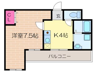 GROOVE平野の物件間取画像